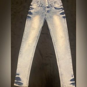 Acid Wash Jeggings